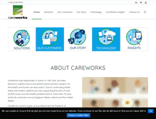 Tablet Screenshot of careworks.ie
